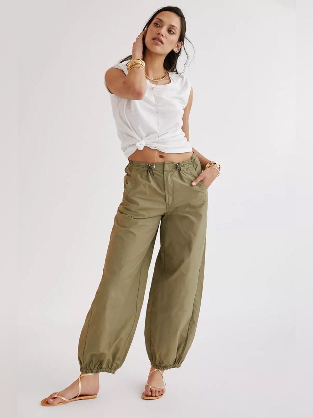 Anthropologie Packable Parachute Pant - Size S